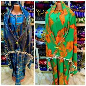 Robe gang avec foulard